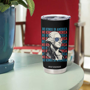 Funny George Washington Protest Tumbler Cup No Kings In America TS12 Print Your Wear