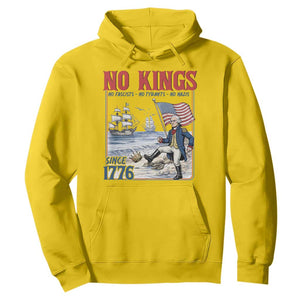 No Kings Since 1776 George Washington Hoodie Political Humor Gift TS12 Daisy Print Your Wear