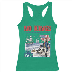 No Kings Since 1776 George Washington Racerback Tank Top Political Humor Gift TS12 Irish Green Print Your Wear