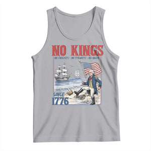 No Kings Since 1776 George Washington Tank Top Political Humor Gift TS12 Athletic Heather Print Your Wear