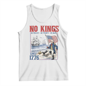 No Kings Since 1776 George Washington Tank Top Political Humor Gift TS12 White Print Your Wear