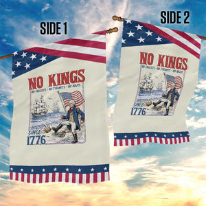 No Kings Since 1776 George Washington Garden Flag Political Humor Gift TS12 Print Your Wear