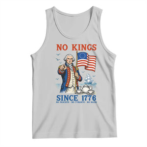 American Patriot George Washington No Kings Tank Top Political Humor Gift TS12 Ash Print Your Wear
