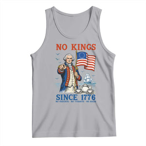 American Patriot George Washington No Kings Tank Top Political Humor Gift TS12 Athletic Heather Print Your Wear