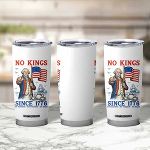 American Patriot George Washington No Kings Tumbler Cup Political Humor Gift TS12 Print Your Wear
