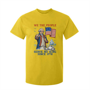 We The People Serve No Kings T Shirt For Kid Funny George Washington Protest TS12 Daisy Print Your Wear