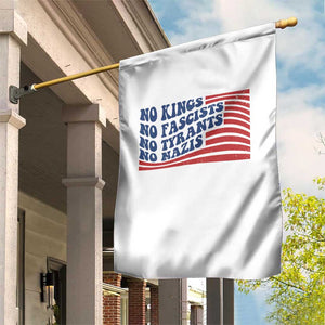 No Kings No Fascists Garden Flag American Flag Patriotic Protest TS12 Print Your Wear