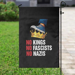 No Kings No Fascists No Nazis Garden Flag Anti Authoritarian Protest TS12 Print Your Wear