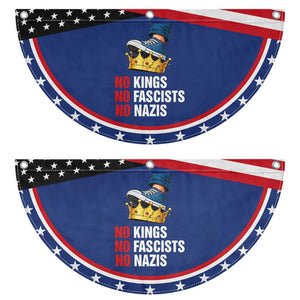 No Kings No Fascists No Nazis Patriotic Fan Flag Anti Authoritarian Protest