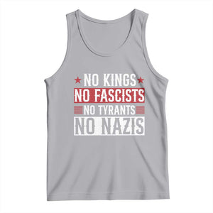 No Kings No Fascists No Nazis Tank Top Patriotic Political TS12 Athletic Heather Print Your Wear