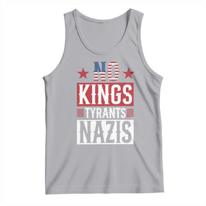 American Democracy Tank Top No Kings No Tyrants No Nazis TS12 Athletic Heather Print Your Wear