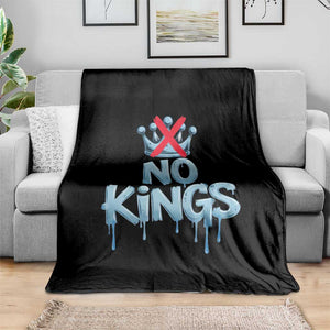No Kings Abolish ICE Throw Blanket Anti Authoritarian Protest TS12 Print Your Wear