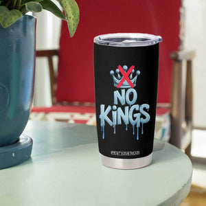 No Kings Abolish ICE Tumbler Cup Anti Authoritarian Protest TS12 Print Your Wear