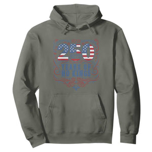 250 Years Of No Kings Hoodie American Freedom Protest TS12 Military Green Print Your Wear