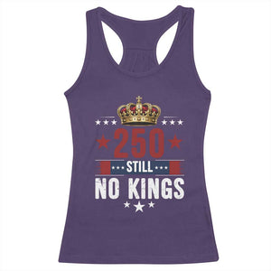 250 Still No Kings Racerback Tank Top American Patriot Freedom TS12 Purple Print Your Wear