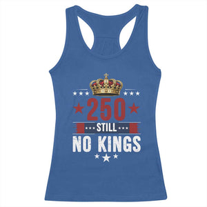 250 Still No Kings Racerback Tank Top American Patriot Freedom TS12 Royal Blue Print Your Wear