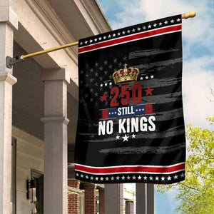 250 Still No Kings Garden Flag American Patriot Freedom TS12 Distressed Black Red Print Your Wear