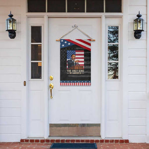 The Only King In America Garden Flag Honoring Martin Luther King Jr TS12 Print Your Wear