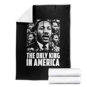 Legacy Of Martin Luther King Jr Throw Blanket The Only King In America TS12 Black Print Your Wear