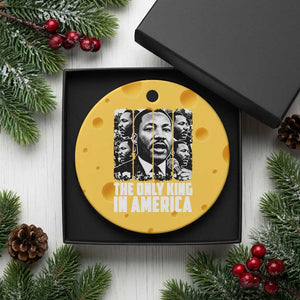 Legacy Of Martin Luther King Jr Ceramic Ornament The Only King In America TS12 1pc Yellow Cheese Print Your Wear