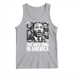 Legacy Of Martin Luther King Jr Tank Top The Only King In America TS12 Athletic Heather Print Your Wear