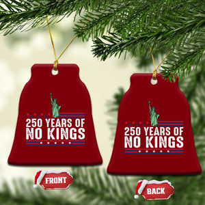 250 Years Of No Kings Ceramic Ornament Statue Of Liberty Freedom Protest TS12 Print Your Wear