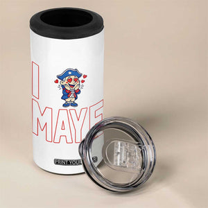 I Love Maye 4 in 1 Can Cooler Tumbler Funny QB Sport Fan TS12 Print Your Wear
