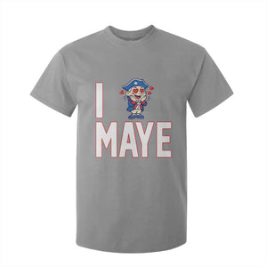 I Love Maye T Shirt For Kid Funny QB Sport Fan TS12 Sport Gray Print Your Wear