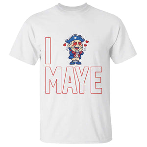I Love Maye T Shirt Funny QB Sport Fan TS12 White Print Your Wear