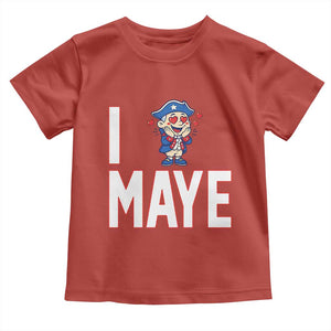 I Love Maye Toddler T Shirt Funny QB Sport Fan TS12 Red Print Your Wear