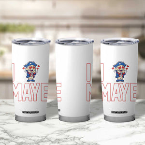 I Love Maye Tumbler Cup Funny QB Sport Fan TS12 Print Your Wear
