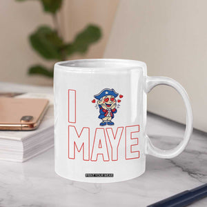 I Love Maye Coffee Mug Funny QB Sport Fan TS12 Print Your Wear