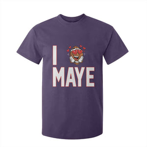 I Love Maye T Shirt For Kid Football Lover Gift For NE Fan TS12 Purple Print Your Wear