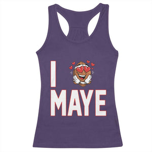 I Love Maye Racerback Tank Top Football Lover Gift For NE Fan TS12 Purple Print Your Wear