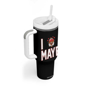 I Love Maye Tumbler With Handle Football Lover Gift For NE Fan TS12 Print Your Wear