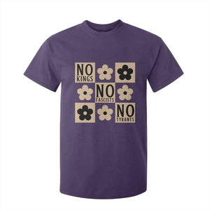 No Kings Wildflower Retro Boho Floral T Shirt For Kid TS12 Purple Print Your Wear
