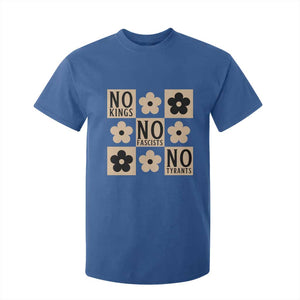 No Kings Wildflower Retro Boho Floral T Shirt For Kid TS12 Royal Blue Print Your Wear