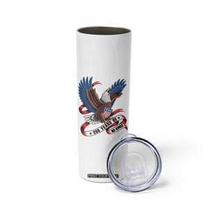 No Kings Skinny Tumbler USA 250th Anniversary Freedom Eagle TS12 Print Your Wear