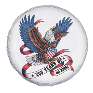 No Kings Spare Tire Cover USA 250th Anniversary Freedom Eagle TS12 Print Your Wear