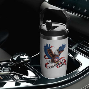 No Kings Flip Straw Tumbler USA 250th Anniversary Freedom Eagle TS12 Print Your Wear
