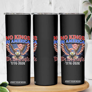 We The People No Kings In America Skinny Tumbler 250 Years America Anniversary Vintage American Flag TS12 Print Your Wear