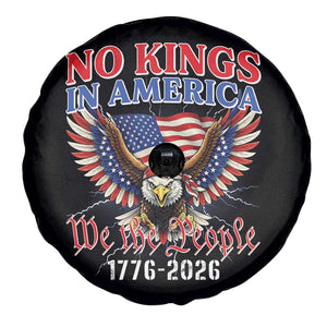 We The People No Kings In America Spare Tire Cover 250 Years America Anniversary Vintage American Flag TS12 Print Your Wear