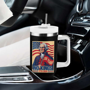 Funny George Washington Freedom Protest Tumbler With Handle No Kings TS12 Print Your Wear