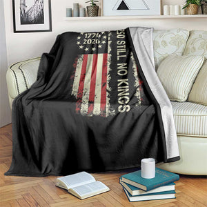250 Still No Kings Throw Blanket Vintage Patriotic Flag TS12 Print Your Wear