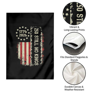 250 Still No Kings Garden Flag Vintage Patriotic Flag TS12 Print Your Wear