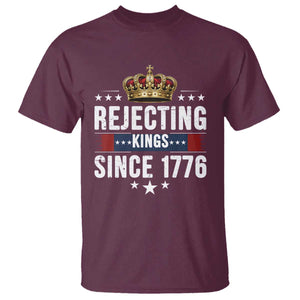 Rejecting Kings Since 1776 T Shirt Anti Authoritarian Protest