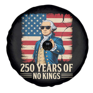 No Kings 250 Years George Washington Spare Tire Cover TS12 Print Your Wear