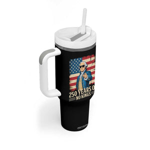 No Kings 250 Years George Washington Tumbler With Handle TS12 Print Your Wear