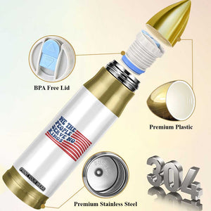 We The People Serve No Kings Bullet Tumbler American Freedom Protest TS12 Print Your Wear