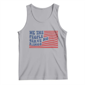 We The People Serve No Kings Tank Top American Freedom Protest TS12 Athletic Heather Print Your Wear